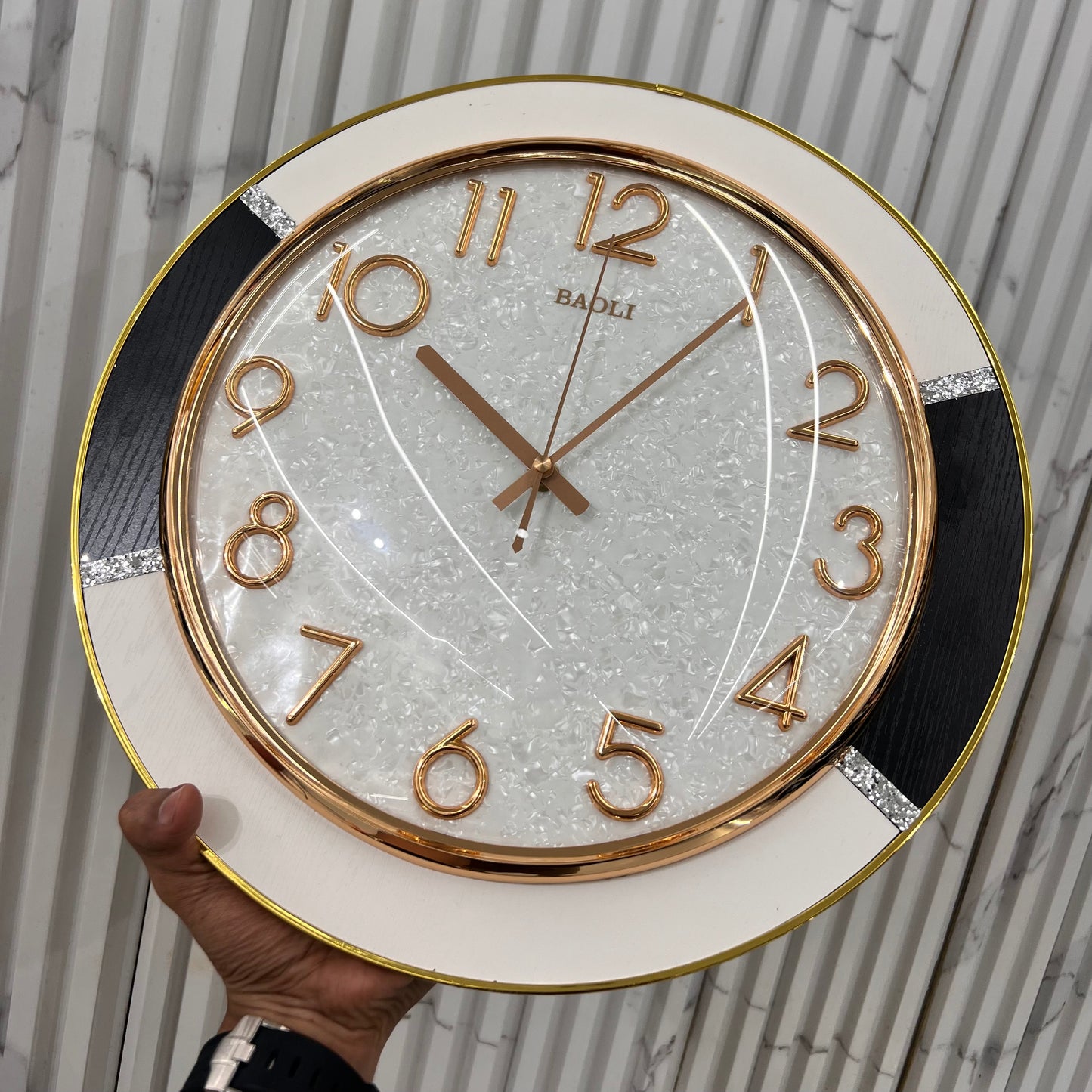 MARBLE DESIGNED WALL CLOCK