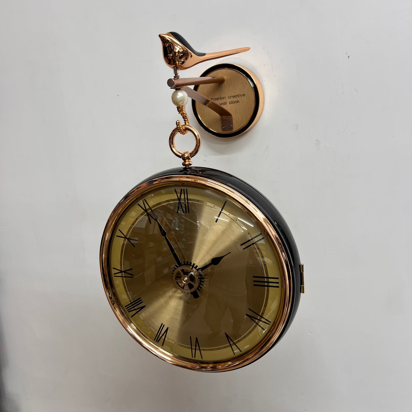 DOUBLE SIDE WALL CLOCK