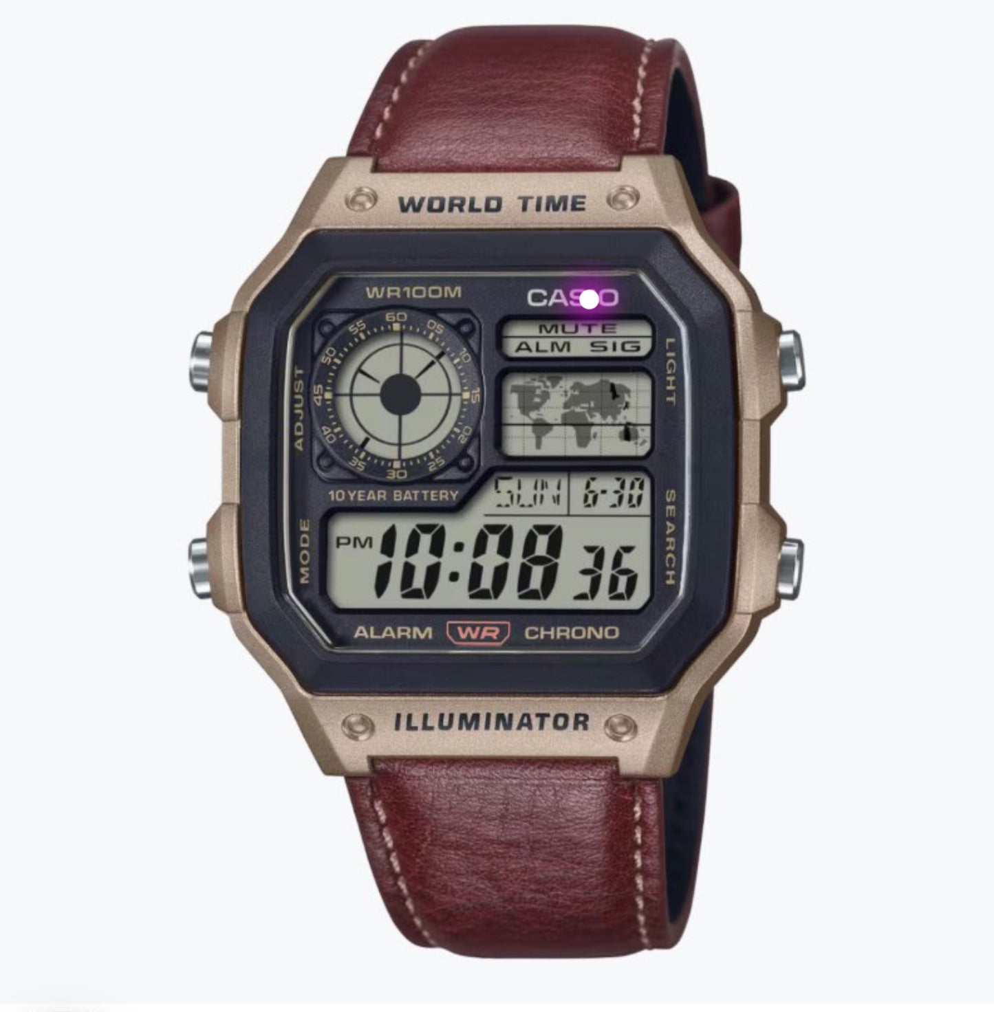 LEATHER STRAP VINTAGE WATCH
