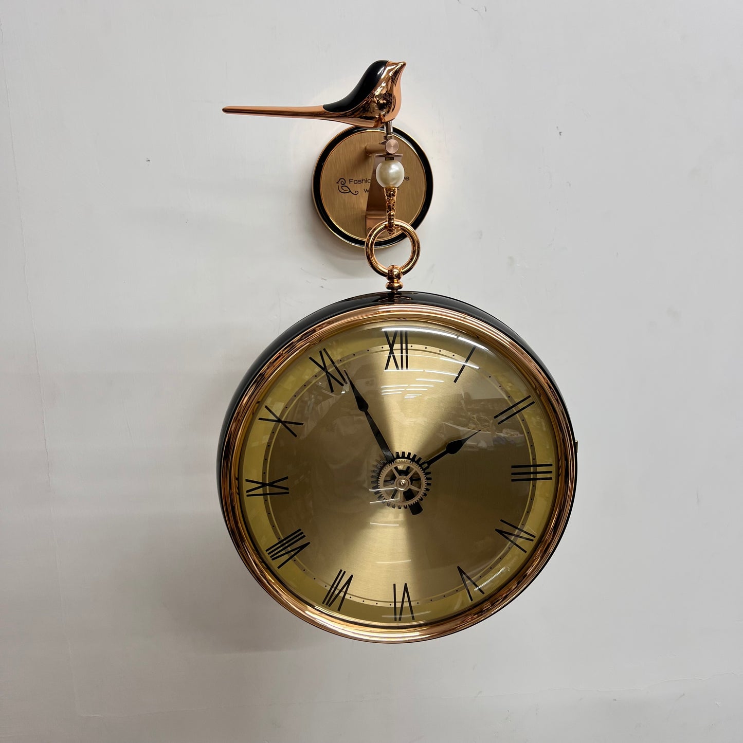 DOUBLE SIDE WALL CLOCK