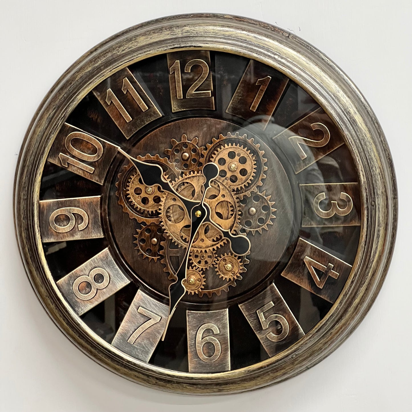 3D GEAR WALL CLOCK NEW SHAPE