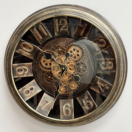 3D GEAR WALL CLOCK NEW SHAPE