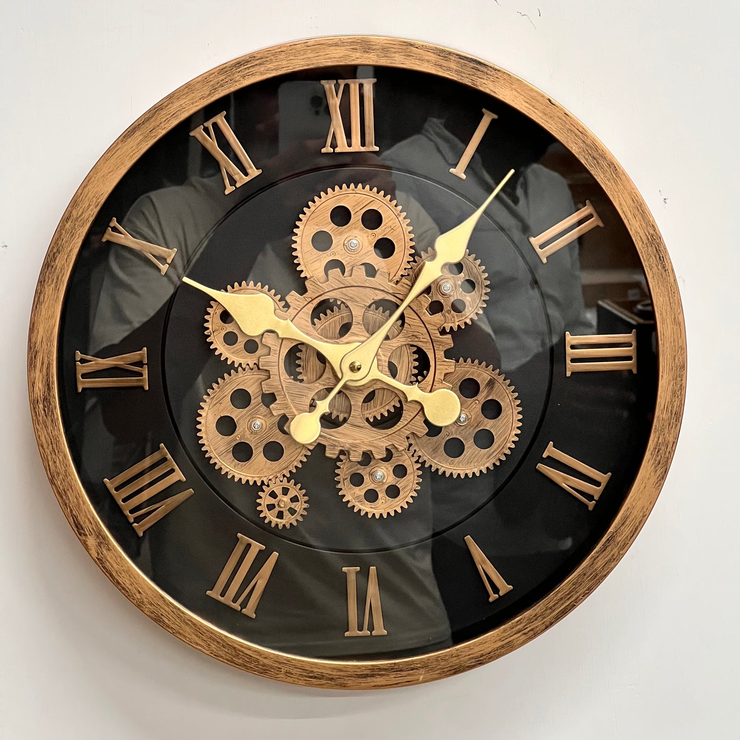 ROMAN GEAR WALL CLOCK