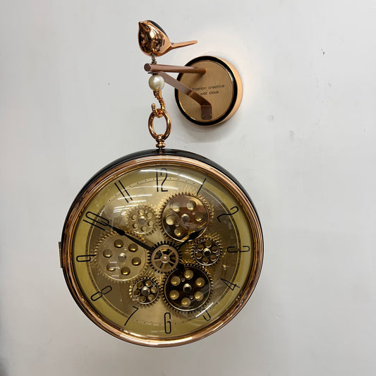 DOUBLE SIDE WALL CLOCK