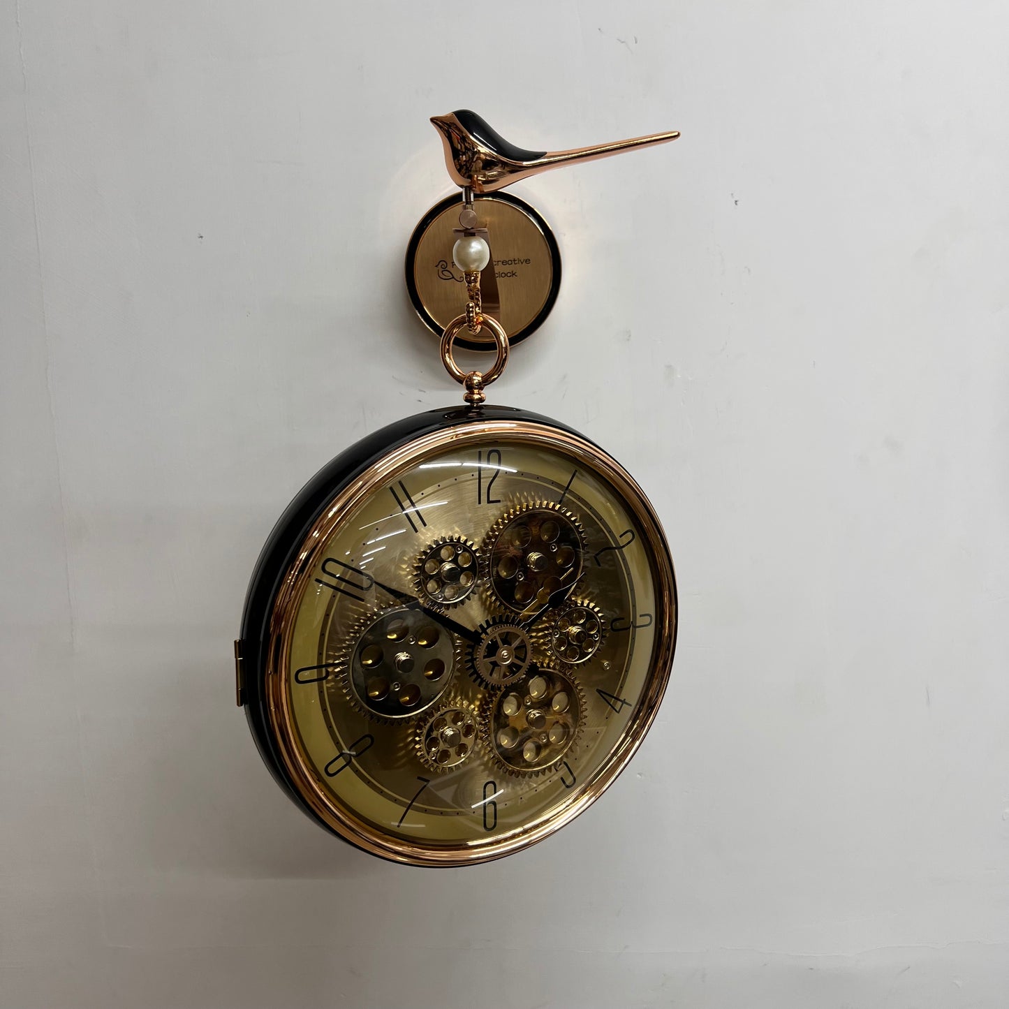 DOUBLE SIDE WALL CLOCK