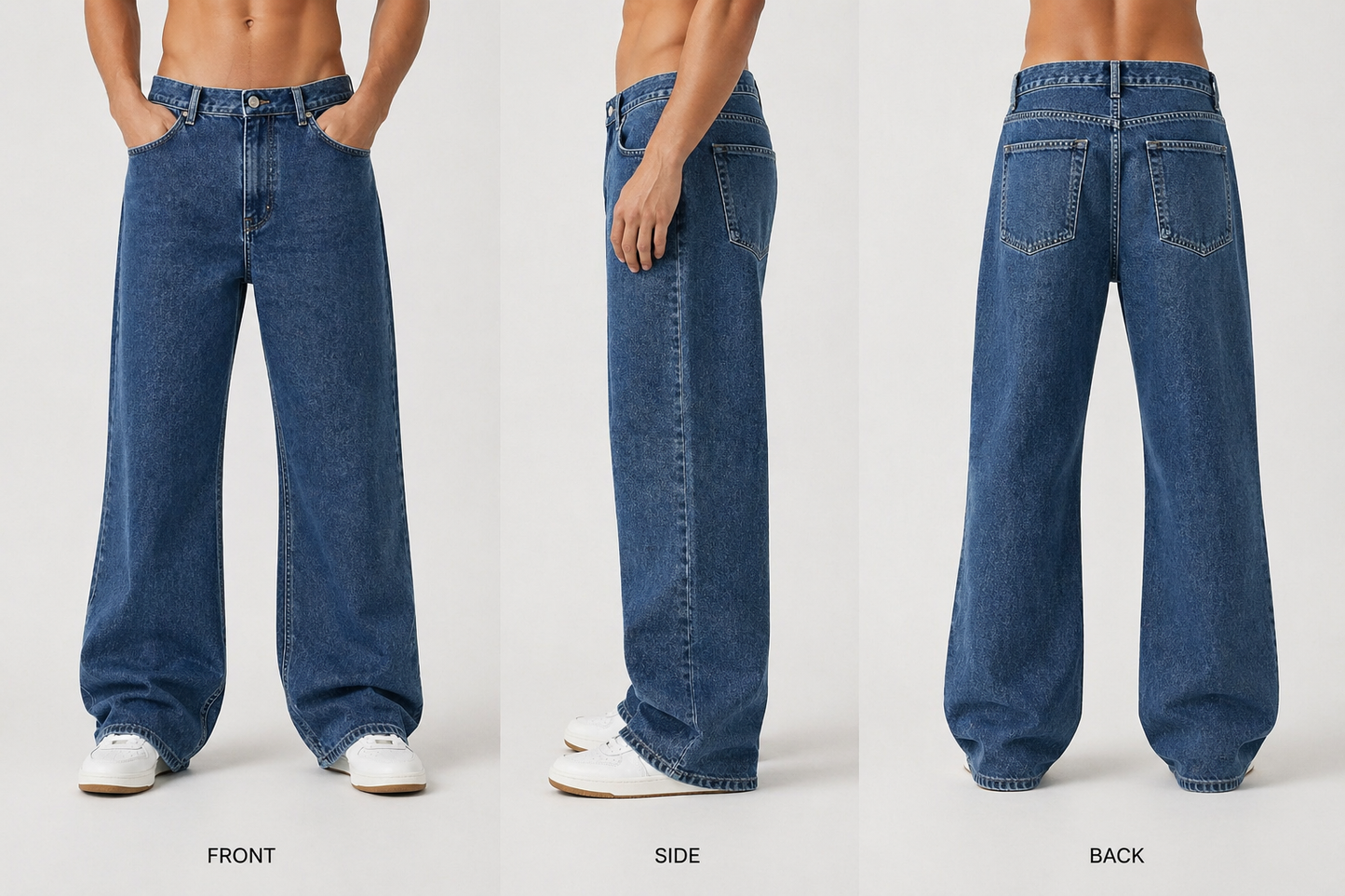 Baggy Wide Leg Jeans