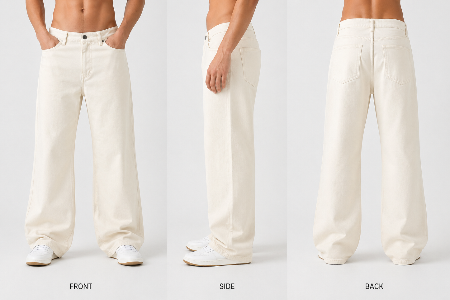 Baggy Wide Leg Jeans