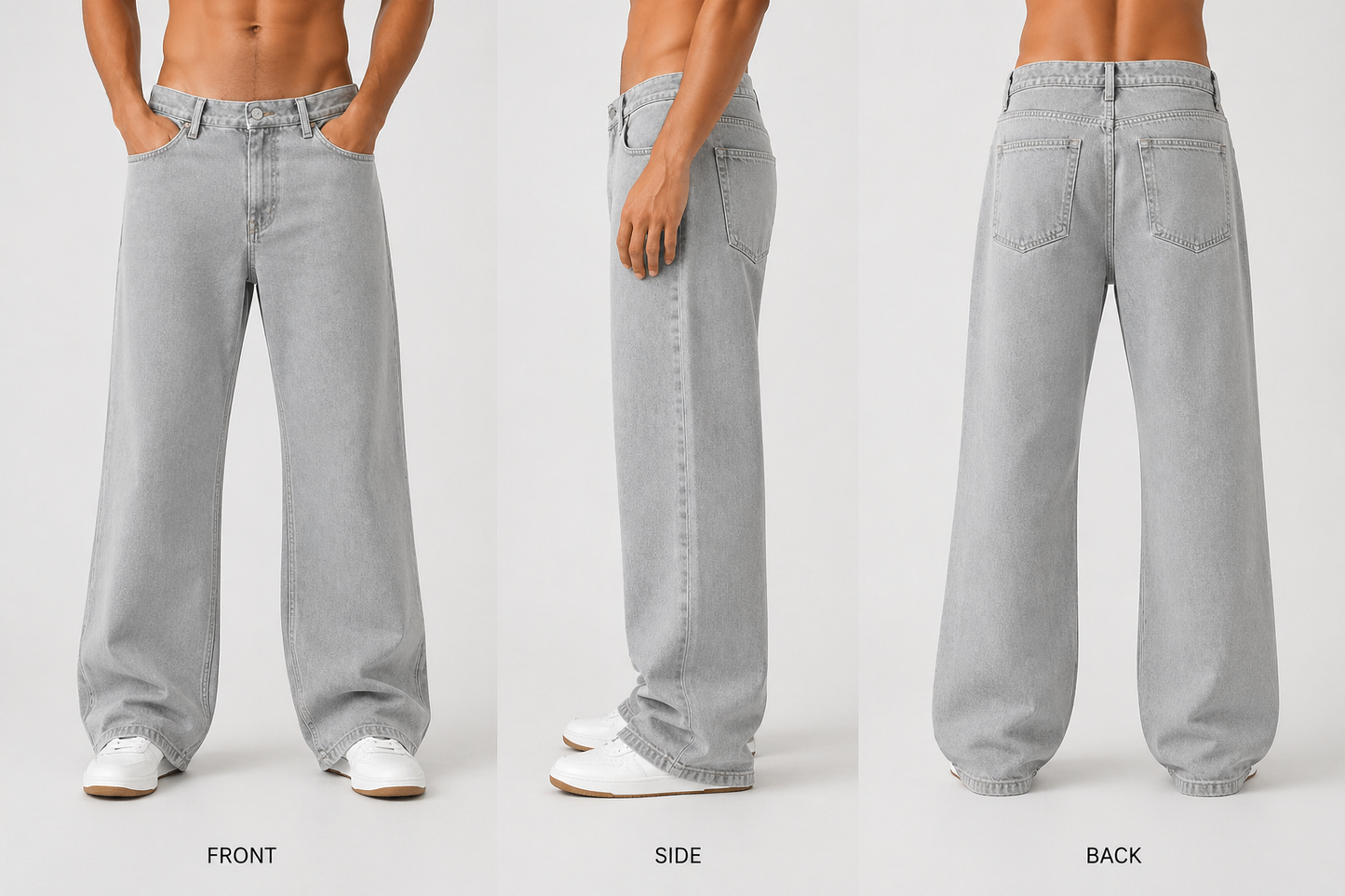 Baggy Wide Leg Jeans
