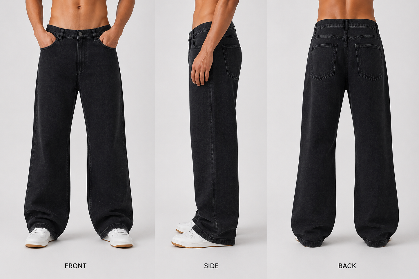 Baggy Wide Leg Jeans