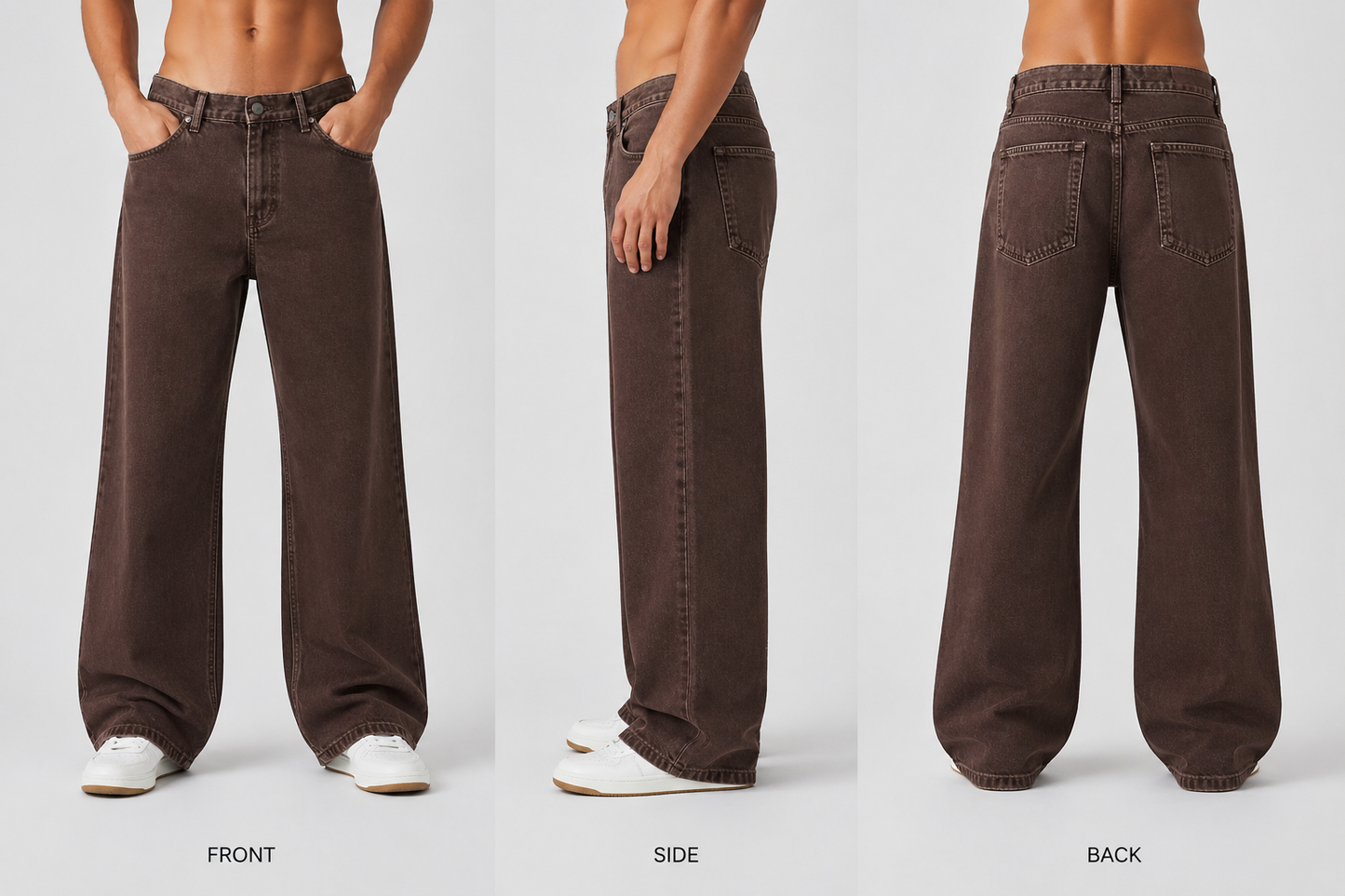 Baggy Wide Leg Jeans