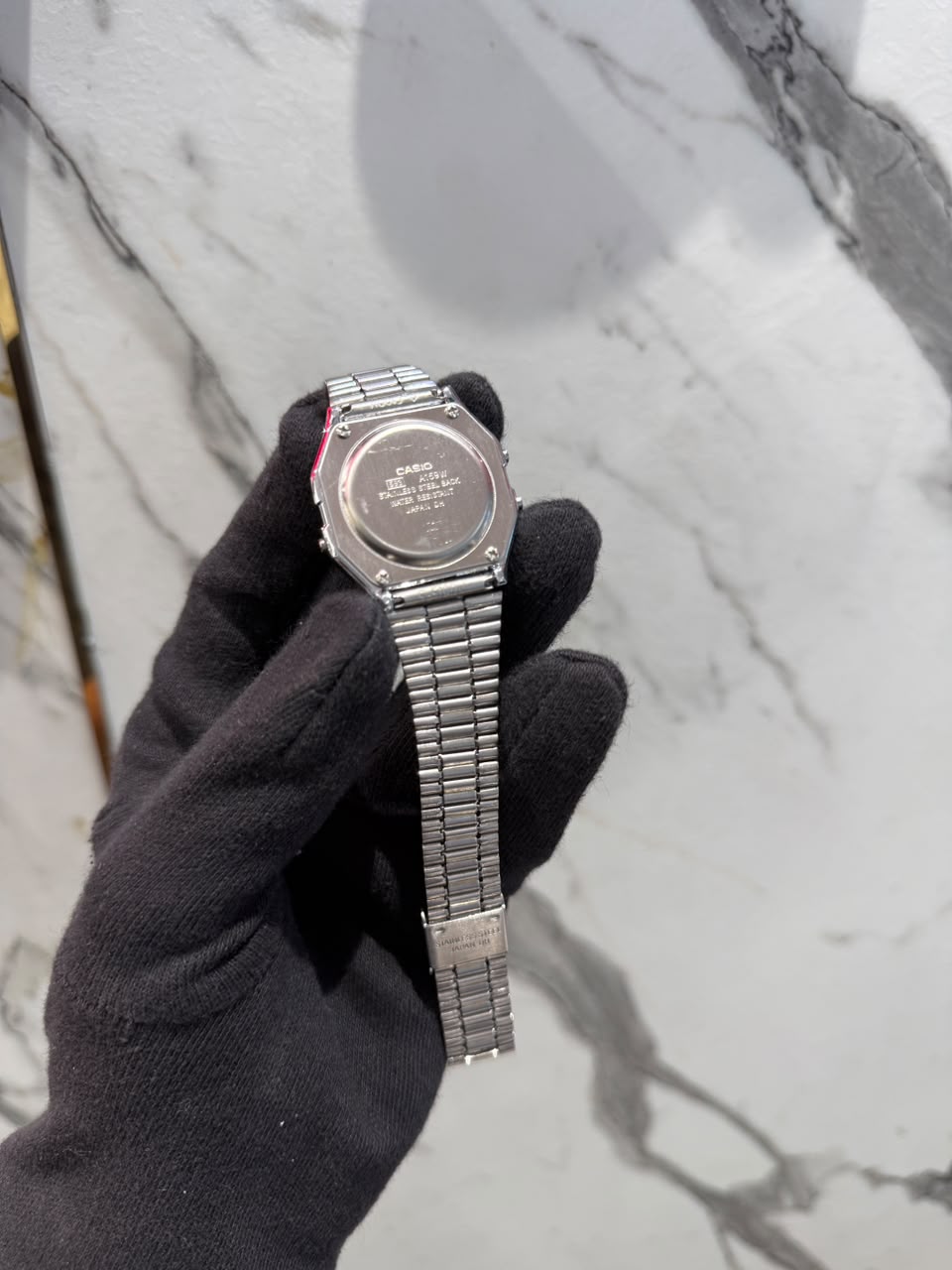 Z&Y Vintage Digital Watch for Men & Women – Silver Metal Bracelet, Alarm & Chronograph