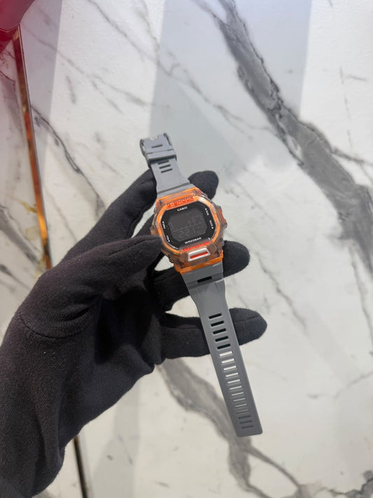 Z&Y G-SHOCK Men’s Digital Sports Watch – Orange & Grey